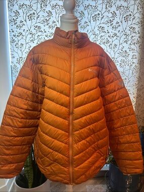 Columbia Orange Quilted Packable Puffer Jacket